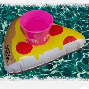 NWT Victoria’s Secret PINK cup and inflatable drink holder.